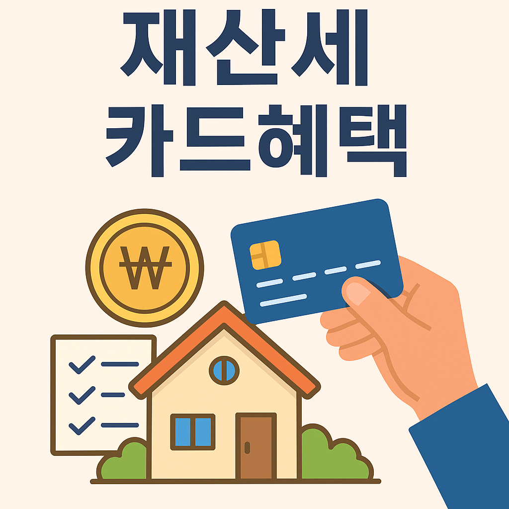 2025 재산세 카드혜택 정리 인포그래픽