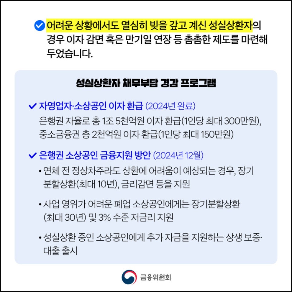 2025 민생지원금 채무자대리인 무료 지원 정책