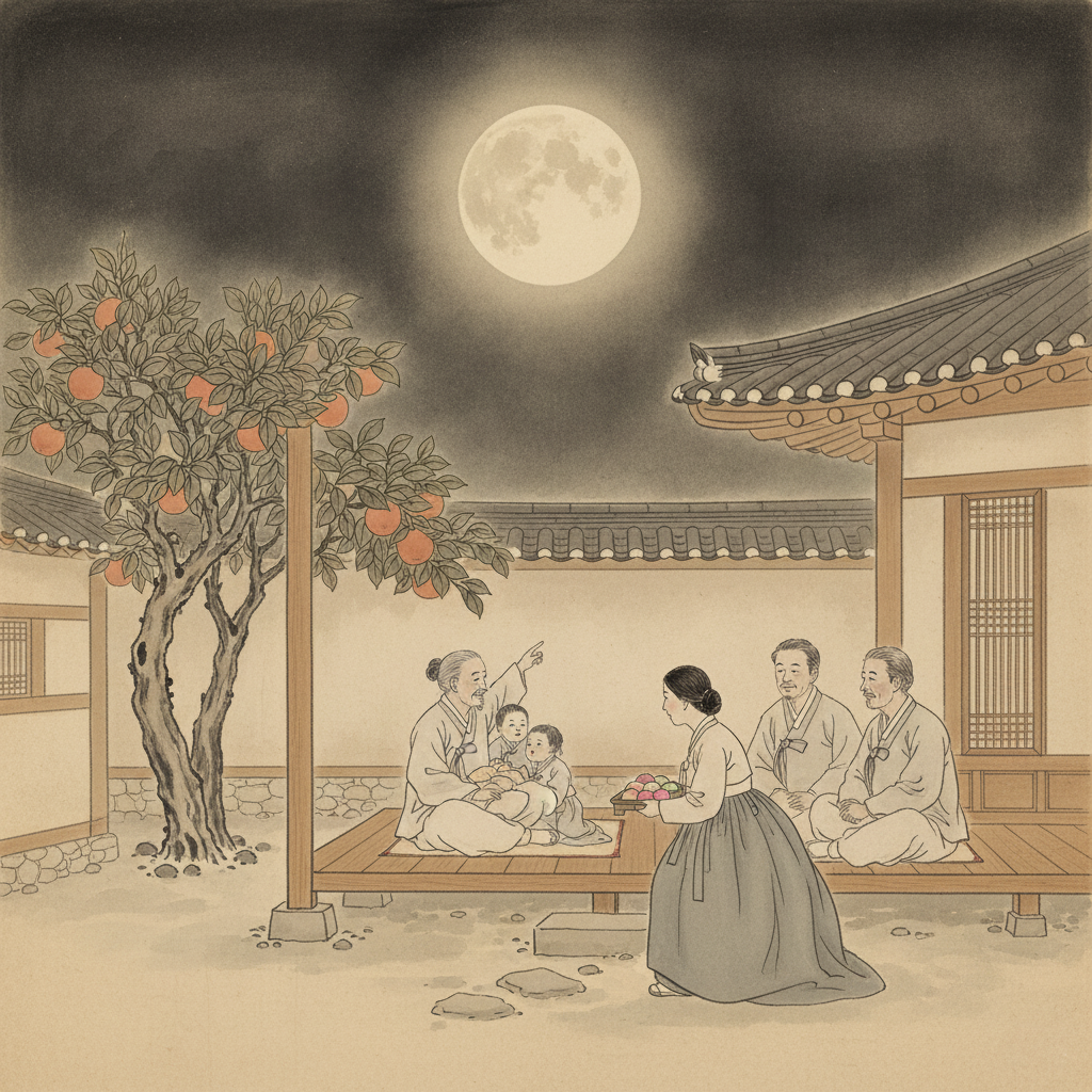 추석 축하 일러스트 12