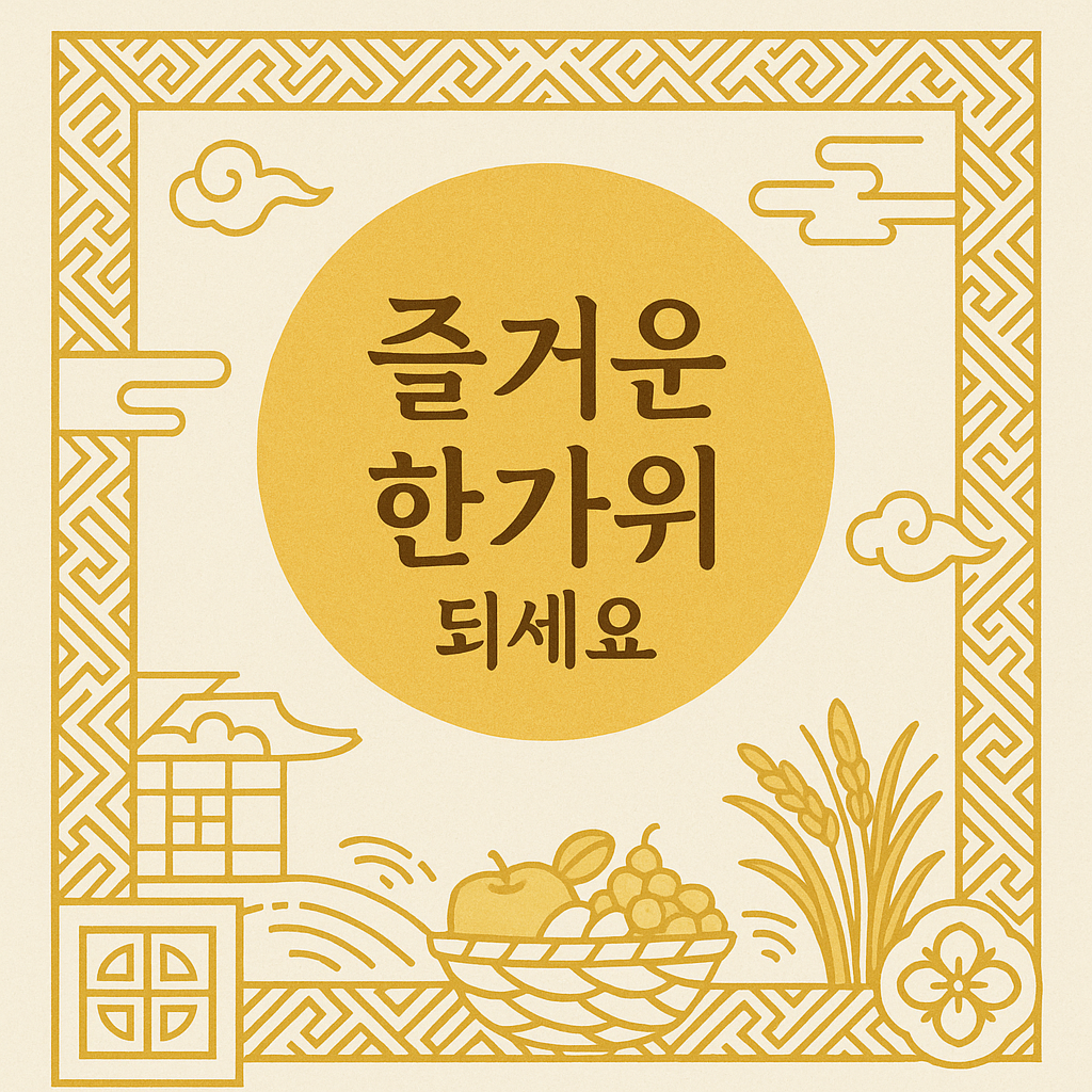 추석 축하 일러스트 8