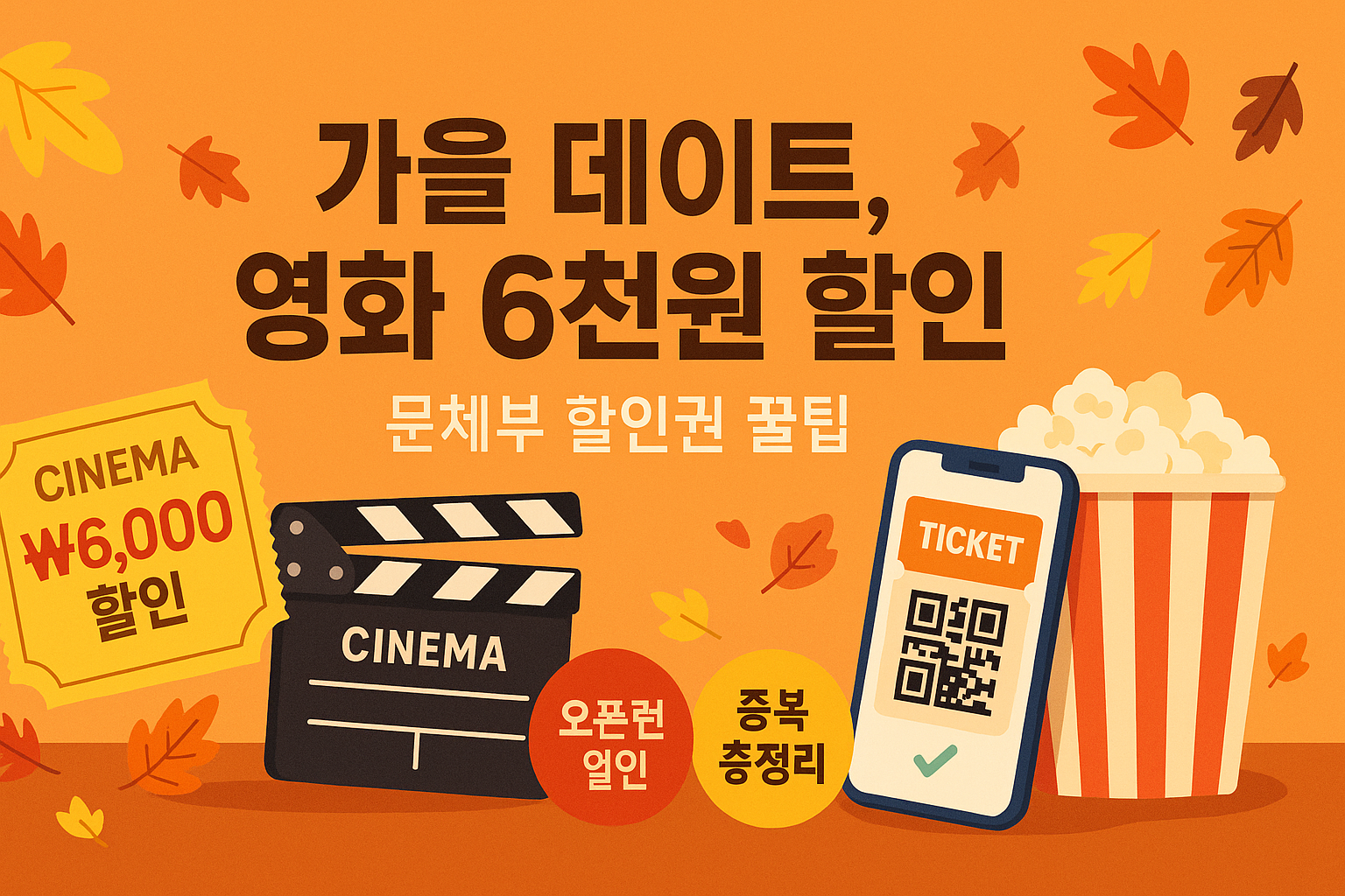 영화 할인 꿀팁을 스마트폰으로 확인하는 커플