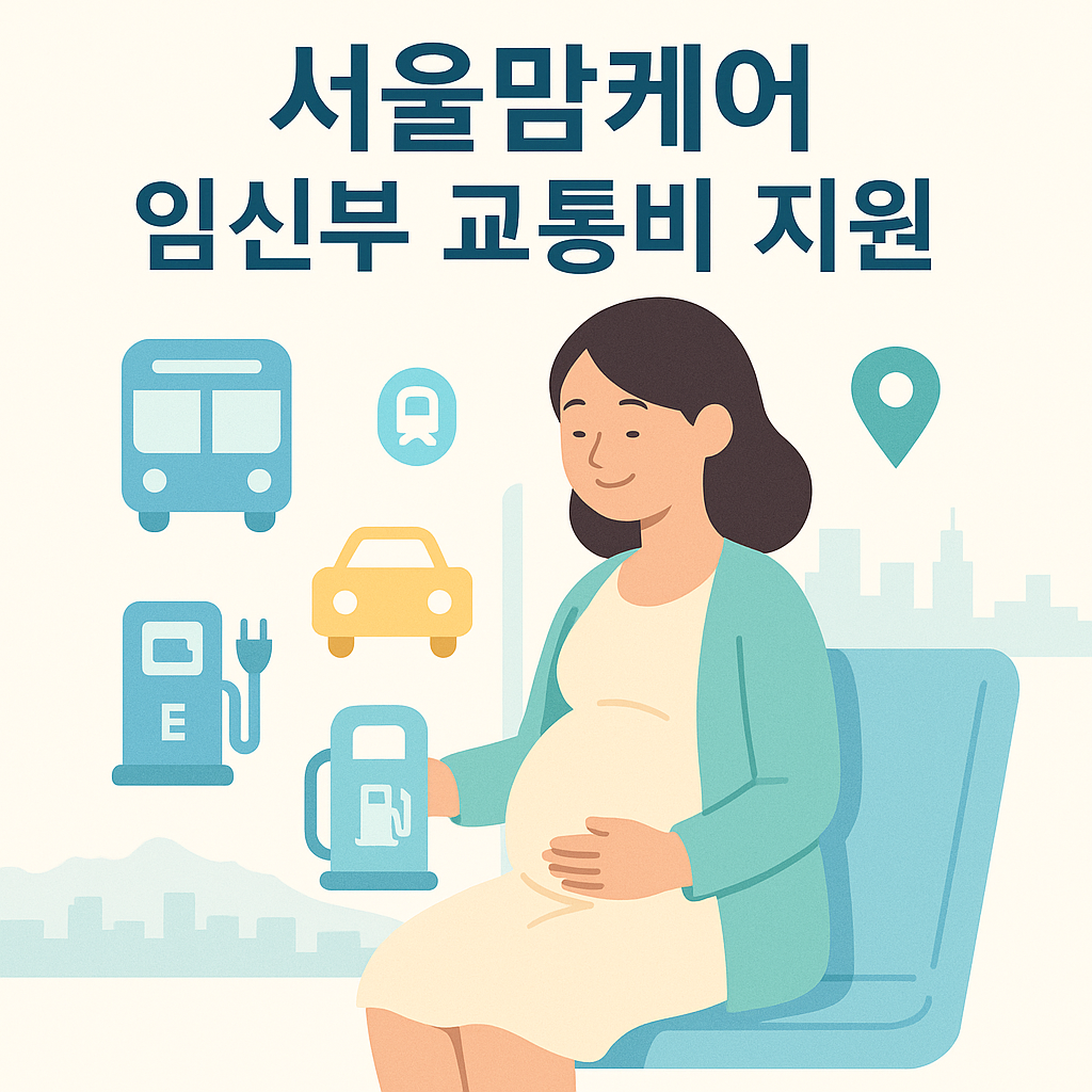 서울시 임산부 교통비 70만원 지원 안내 배너