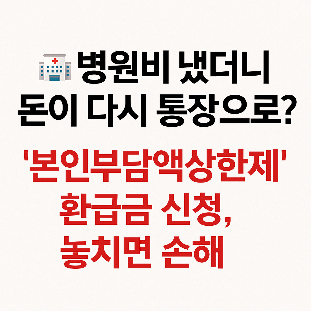 본인부담액상한제 환급 안내 대표 이미지