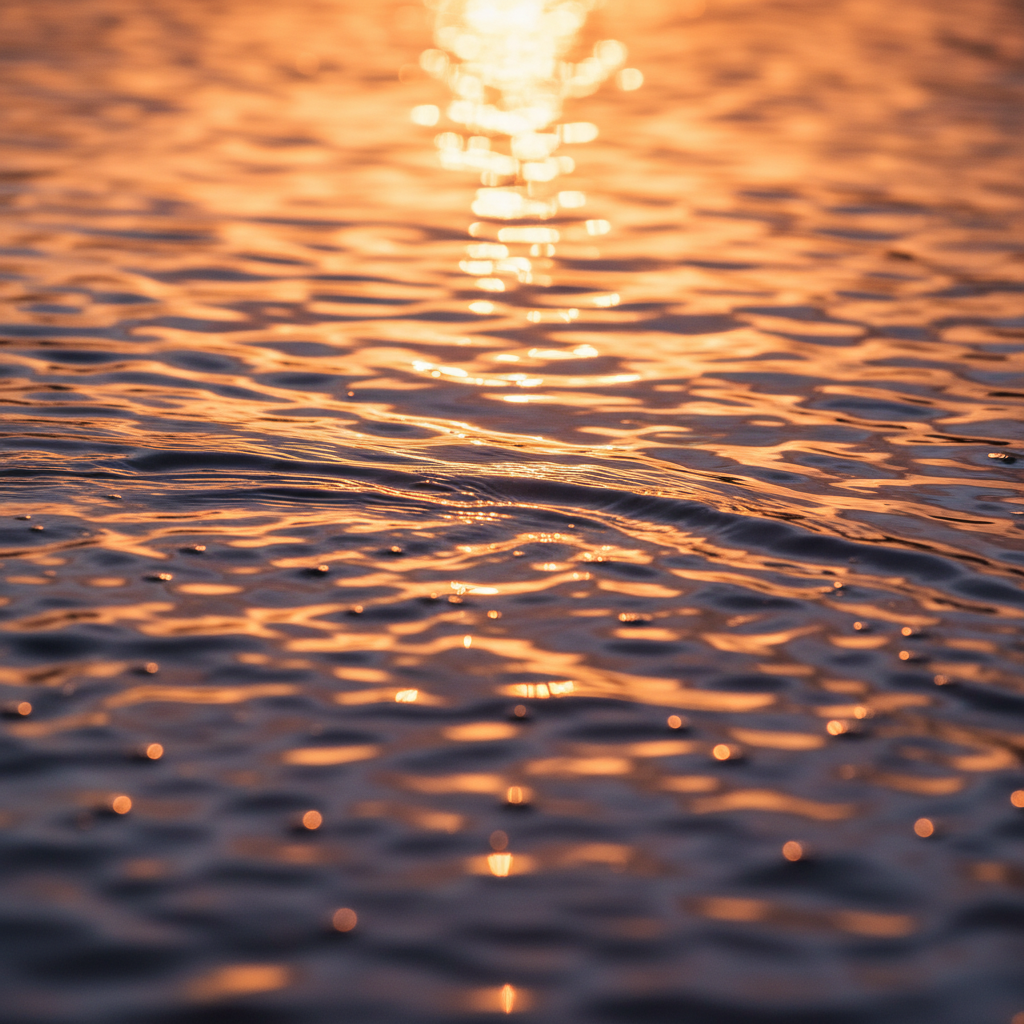 물결 위의 빛의 춤 (Dance of Light on Waves)
