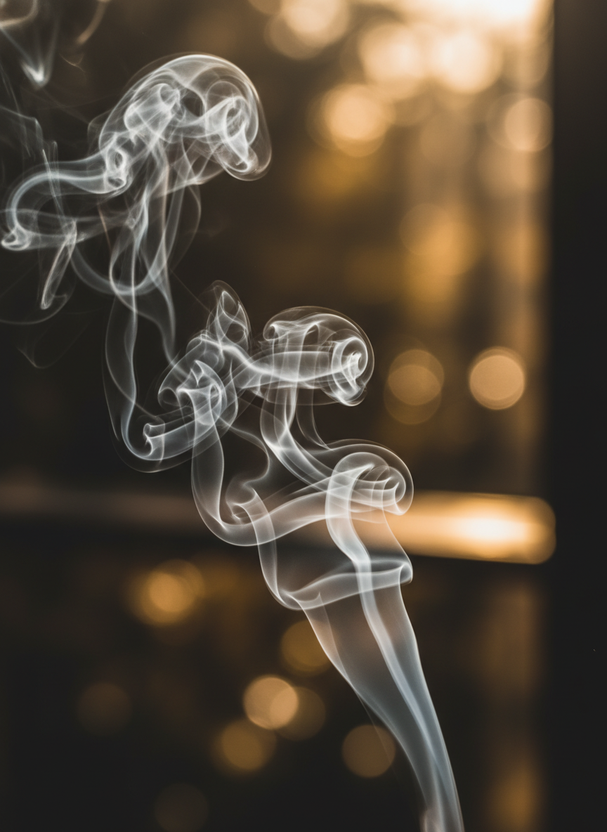 Ethereal Incense Smoke Texture