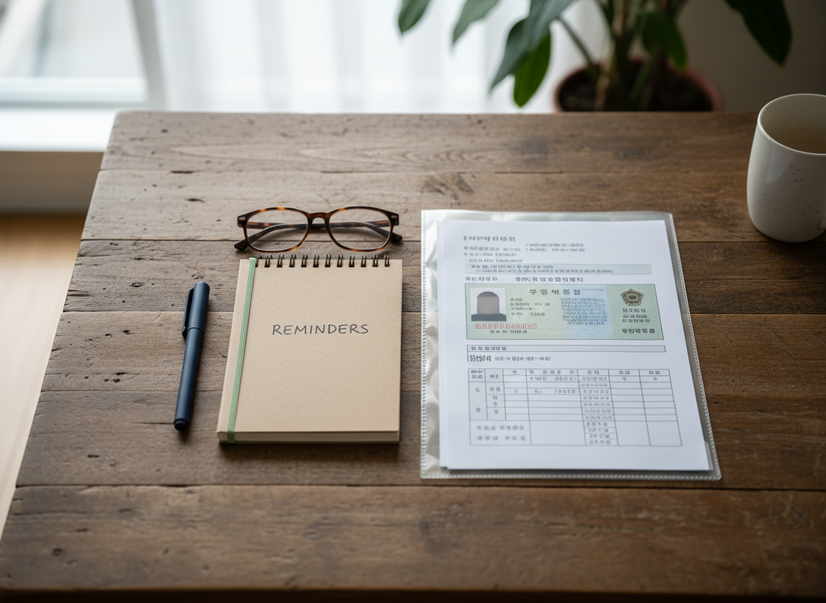 준비물 체크리스트 (Preparation Checklist)