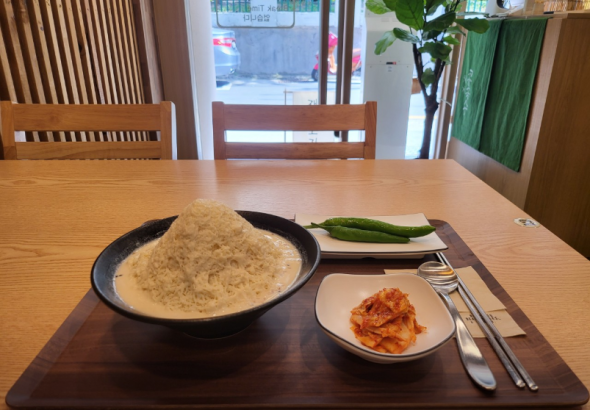 빙수콩국수