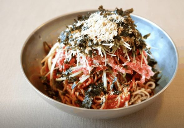 선불우면육회비빔국수