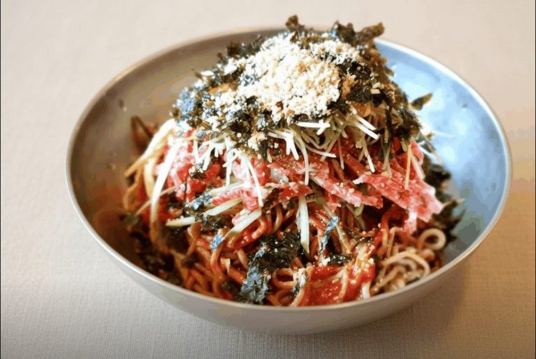 선불우면육회비빔국수