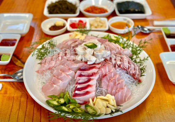 한나루민어회